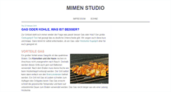 Desktop Screenshot of mimenstudio.de